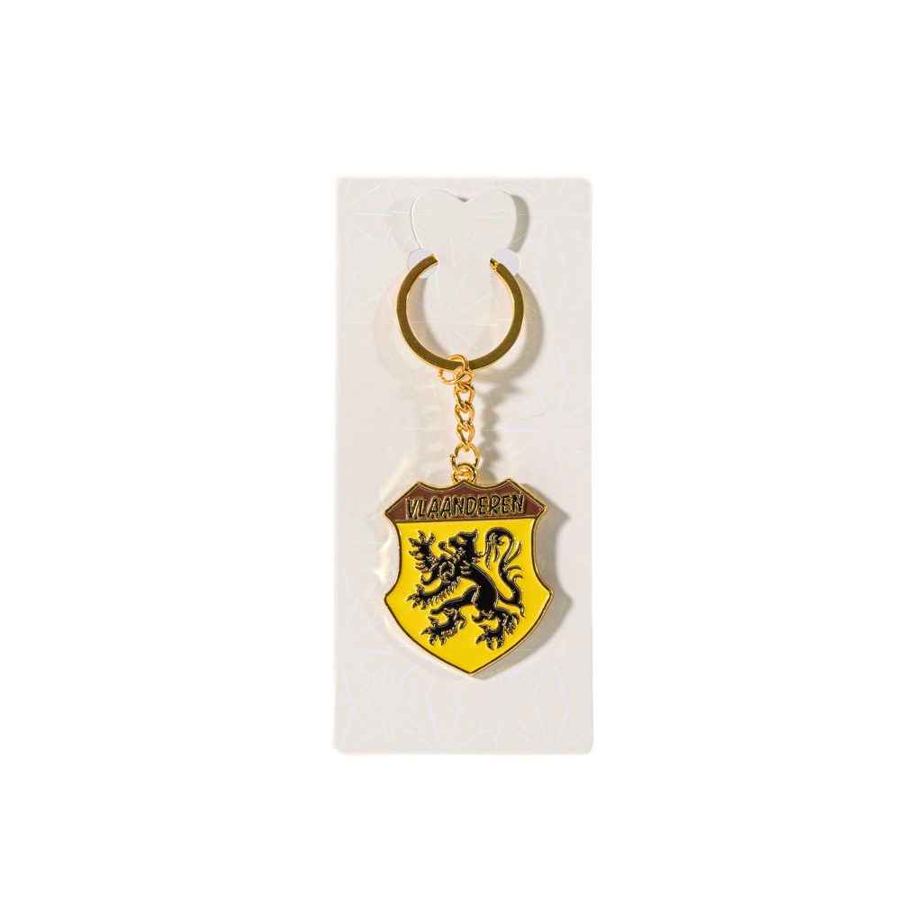 [FLA-SL001] Sleutelhanger (Geel-Zwart)
